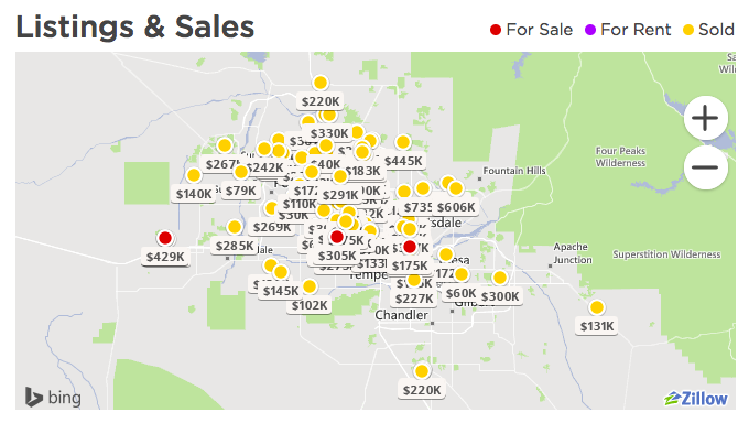 Zillow map